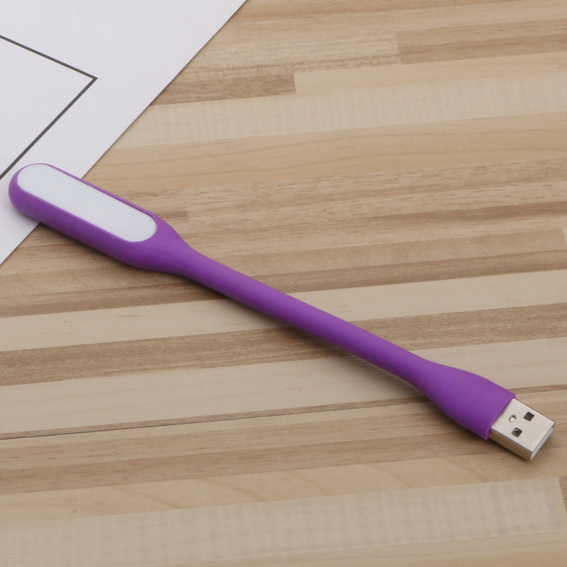 Creative Bendable Mini USB Charging Treasure Night Light Laptop Portable USB Light Eye Protection Light Reading Light 1pc Random Color