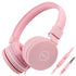 Portable Foldable Kids Childs Headphone Soft 3.5mm Wired Stereo Music Headset with Mic