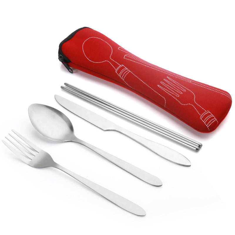 Portable bag cutlery set