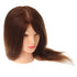100% Real Human Hair Mannequin Head Salon Hairdressing 18'' Training Head with Clamp
