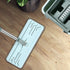 Retractable Flat Mop Bucket 2/6 Microfiber Pads Hands Free Self Cleaning