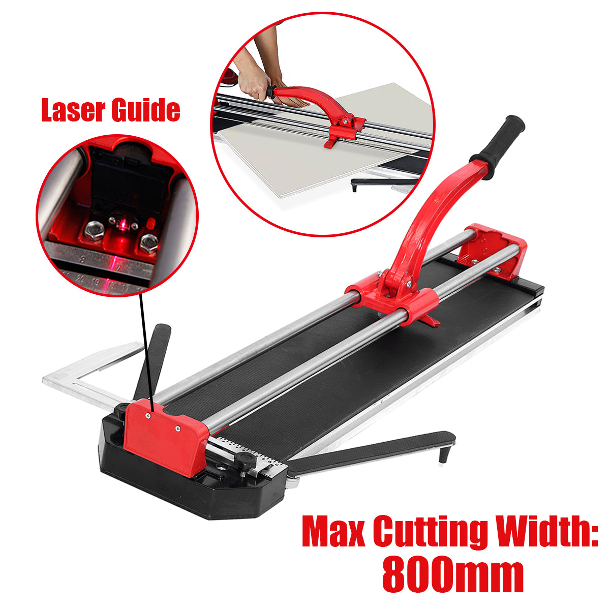 800MM Multifunction High-precision Manual Tile Cutter Tile Push Floor Wall Tile Cutting Machine Glass Tile Cutter