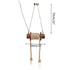 Industrial Hemp Rope Pendant Lighting Bar Lamp Home Vintage Ceiling Fixture Without Bulb