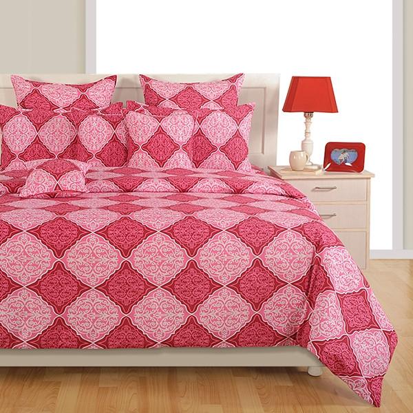 Canopus Pink Diamond Bed Linen Set - Flickdeal.co.nz