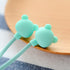 Bear head in-ear headphones music small headphones