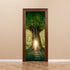 3D Tree Hole Door Sticker Mural PVC Waterproof Decals Home Wall Decorations