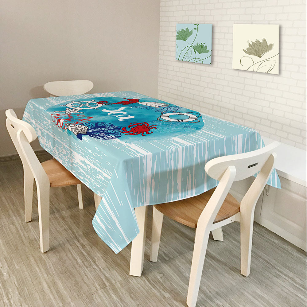 Southeast Asia Rural Home Decor Colorful Lattice Retro Pattern Table Cloth Dining Tablecloth Cover
