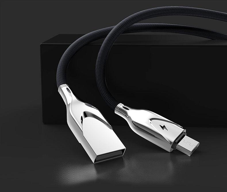 Zinc alloy data cable