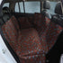Printed Simple Rear Two-seater Car Mat For Pet Car