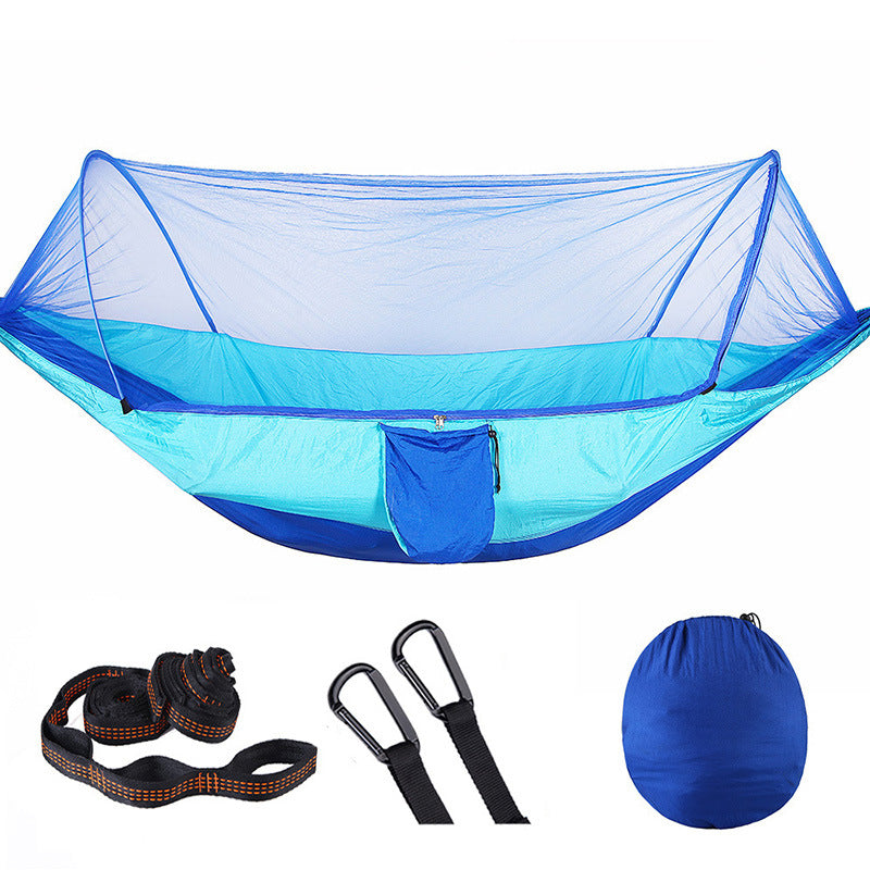 2 Person Portable Outdoor Mosquito Parachute Hammock