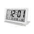 Loskii DC-11 Electronic Alarm Clock Travel Clock  Multifunction Silent LCD Digital Large Screen Folding Desk Clock With Temperature Date Time Calendar
