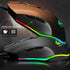 Free Wolf V1 Wired Silent Gaming Mouse 2400dpi Breathing Backlight USB Wired Gamer Mice for Desktop Computer Laptop PC