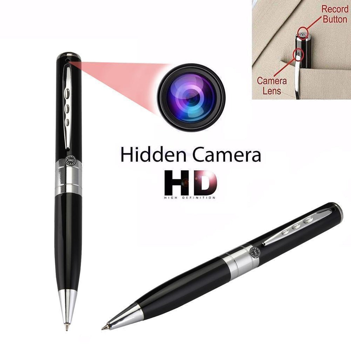 32GB 720P Surveillance Pen Hidden Camera Video USB DVR DV Redorder Camcorder
