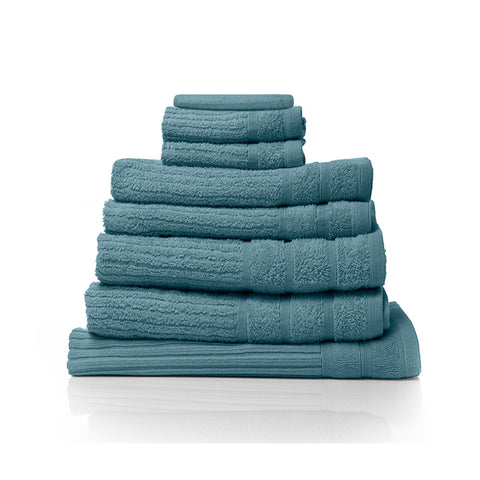8 Pcs Eden Egyptian Cotton Luxury Bath Towels Set