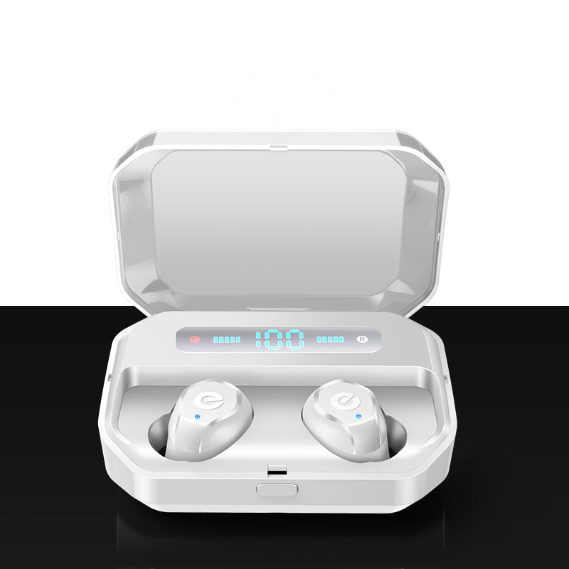Binaural Digital Display With Power Bank Bluetooth Headset