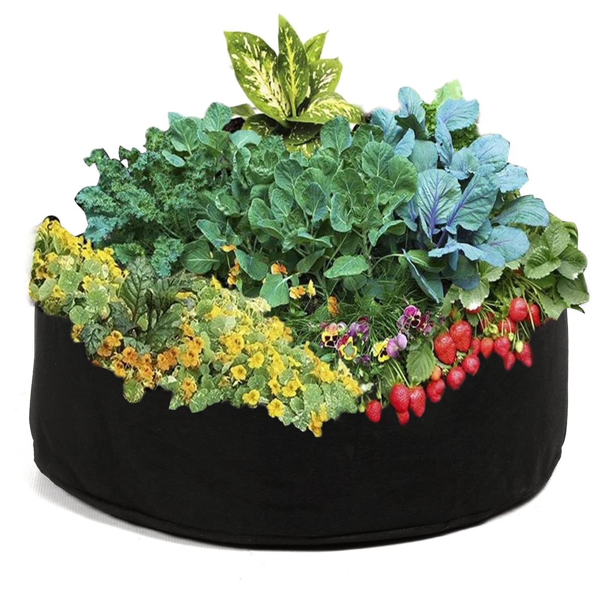 80x30cm Planting Grow Bag Raised Plant Bed Garden Flower Planter Vegetable Bag