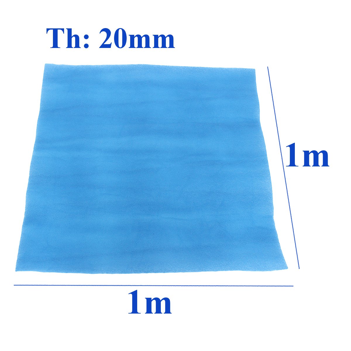 1x1m Booth Air Filter Material Paint Shop Car Spray Atomize Thickness 20mm 