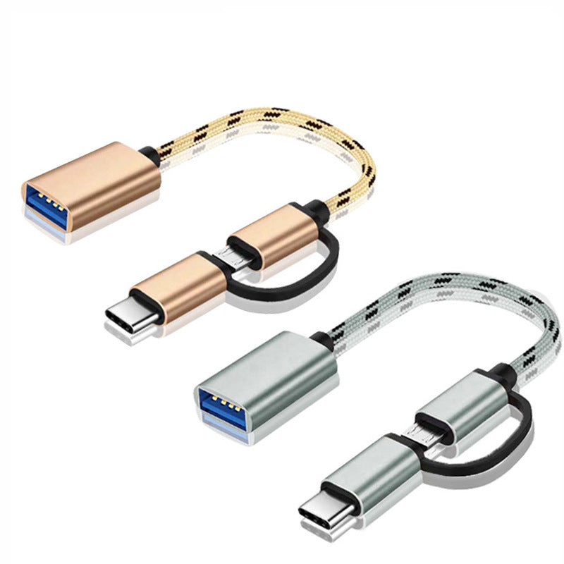MICROOTG 2-in-1 USB Adapter Cable Support