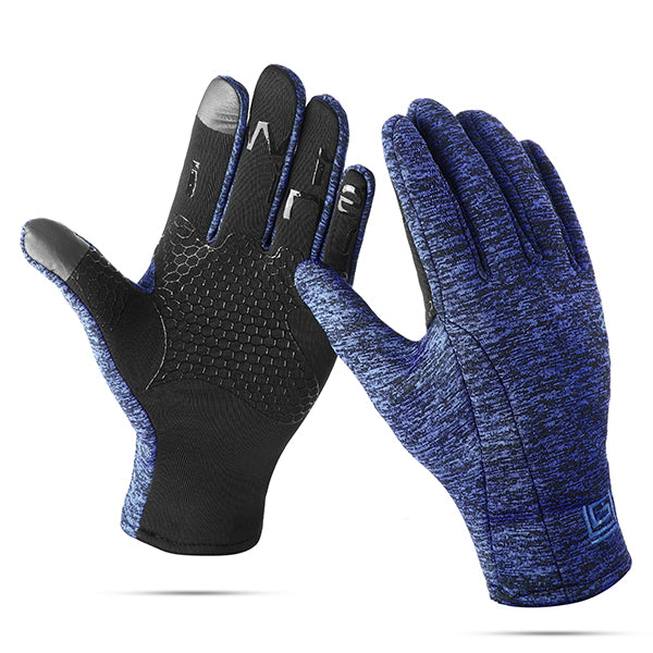 Unisex Warm Touch Screen Fleece Gloves No-Slip Cycling Skiing Sports Outdoor Windproof Gloves