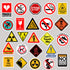Warning Warning Sign Stickers