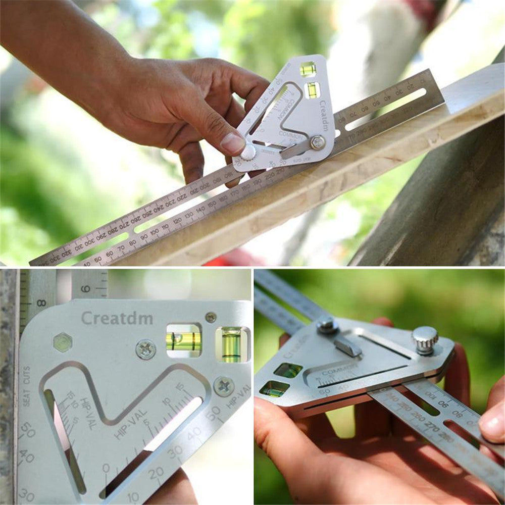 Multi-function Woodworking Triangle Ruler Angle Ruler Revolutionary Carpentry Tool Measuring Tool
