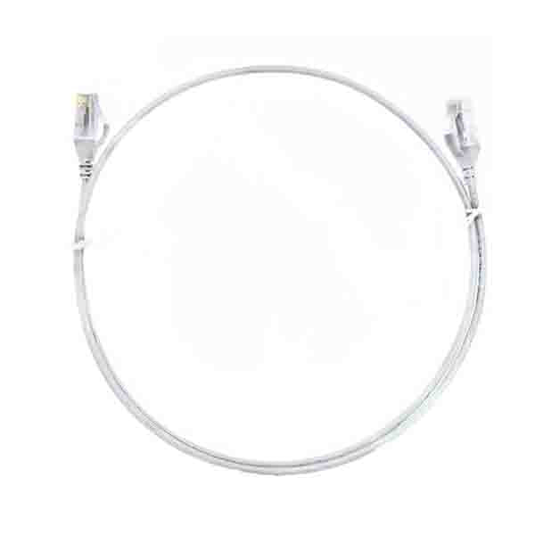 8Ware Cat6 White Ultra Thin Slim Cable 20M