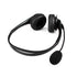 JAZZA U12 USB Wired Control PU Leather Ear Cushion Single Side Monaural Headset Online Course Meeting Online Customer Service Headphone for Computer PC