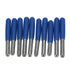 Wolike 10pcs 3.175mm Shank 0.1mm V-shape Carbide PCB Engraving Bits 10 Degree Cutter PCB Drill Bit