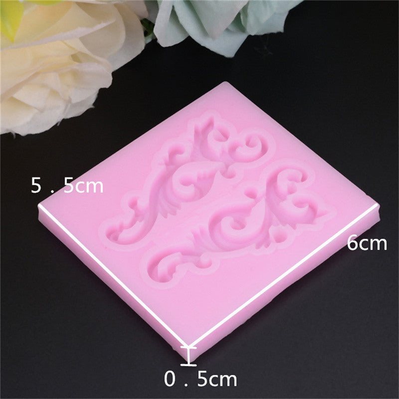 Fondant carving hollow silicone mold
