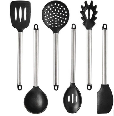 The silicone kitchen utensils and appliances
