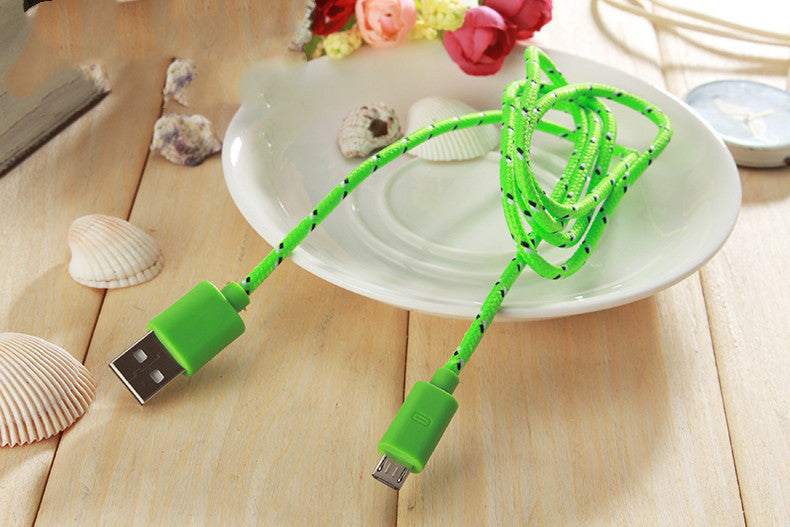 Suitable For Android Nylon Cloth Braided Data Cable
