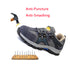 TENGOO Men's Safety Shoes Steel Toe Work Sneakers Slip Resistant Breathable Hiking Climbing Running Shoes