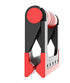 TU5005 Fold Push up Bar Stands Slip Resistance With Padded Handles Great For Upper Exercise Tools Pu