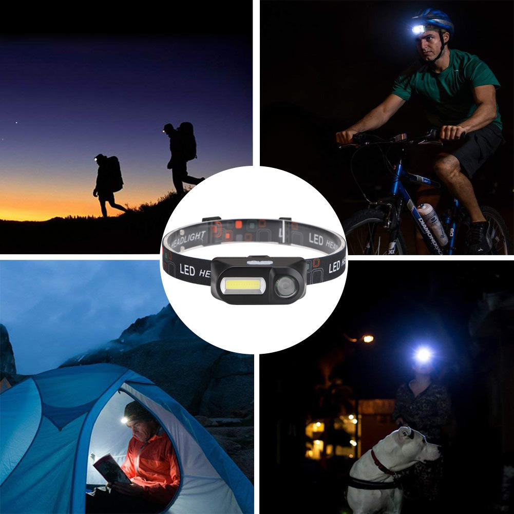 Xmund HL8 700LM XPE+COB LED Smart Sensor HeadLamp USB Interface Waterproof Outdoor Camping Hiking Cycling Fishing Light