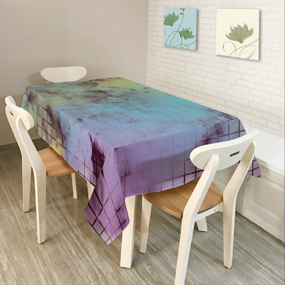 KCASA KC-TC2 American Style Creative Landscape Colorful Tablecloth Waterproof Oil Proof Tea Tablecloth Home Party Decorative