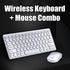 Wireless Keyboard and Mouse Combo 2.4G Ultra Slim Compact Portable Cordless Keyboard for PC Desktop Computer Notebook Laptop