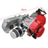 49cc Engine 2-Stroke Pull Start with Transmission For Mini Moto Dirt Bike Red