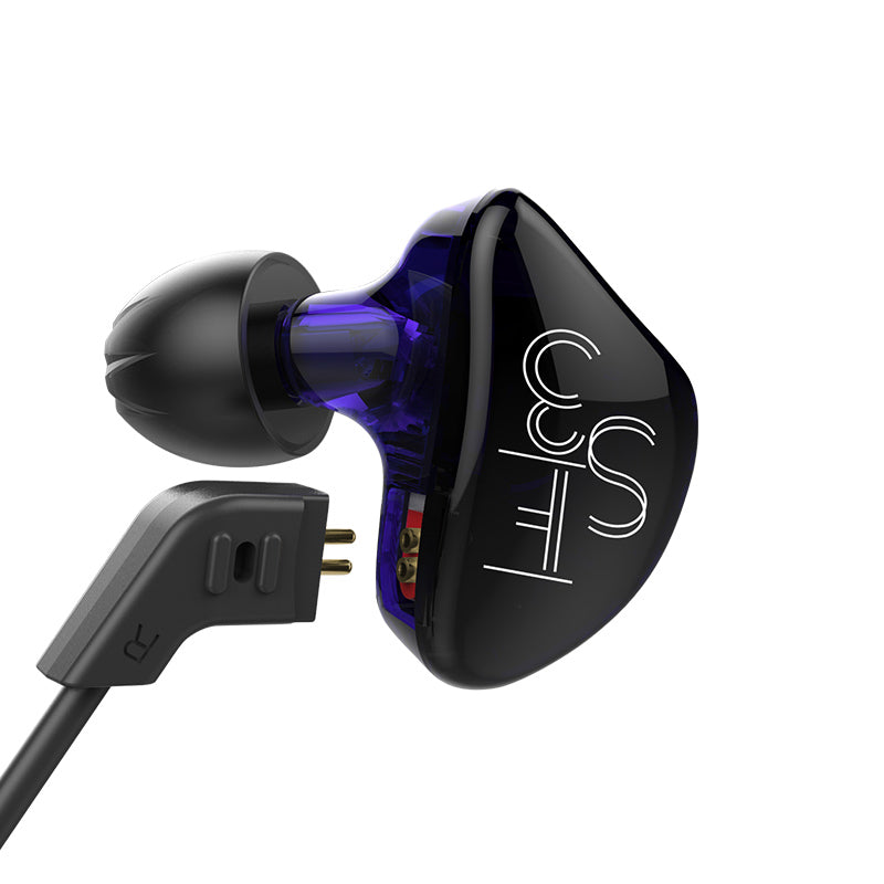 KZ ES3 HiFi 4 Drivers Earphone Balanced Armature Dynamic Driver Hybrid Noise Cancelling Headphone