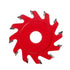 H20 Power Wood Polishing Carving Disc U Type 12 Teeth Shovel Blade for Angle Grinder Woodworking Grinding Tool