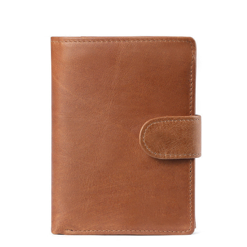 Multi-card casual vintage leather wallet