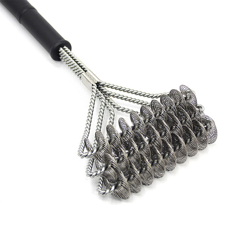 Barbecue Grill BBQ Brush Clean Tool Stainless Steel Wire Bristles Non-stick Cleaning Brushes