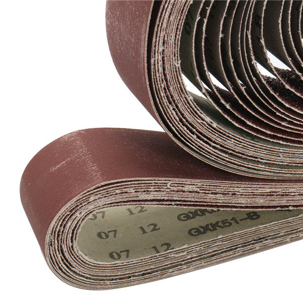 14Pcs 5x180cm Sanding Belts 36 to 600 Grit Aluminium Oxide Abrasive Sanding Belts