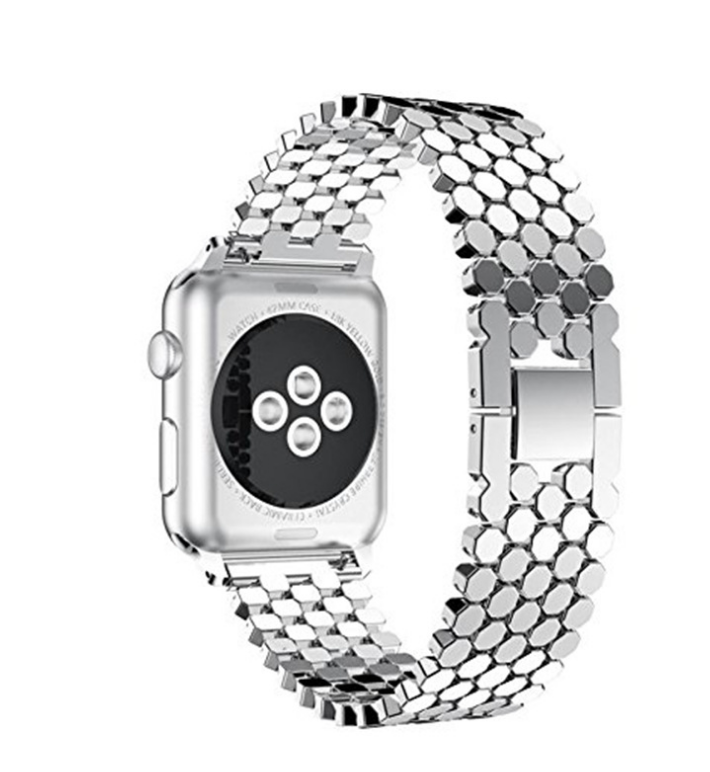 Compatible With, Watch3 Smart Watch Fish Scale Metal Stainless Steel Strap