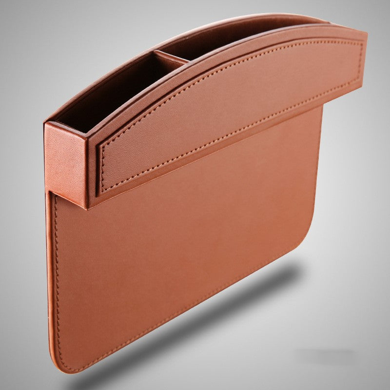 Car seat slot leak proof mobile phone storage box