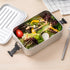 Jordan&Judy 1.4L Aluminum Lunch Box Bento Case Food Meal Container Camping Picnic