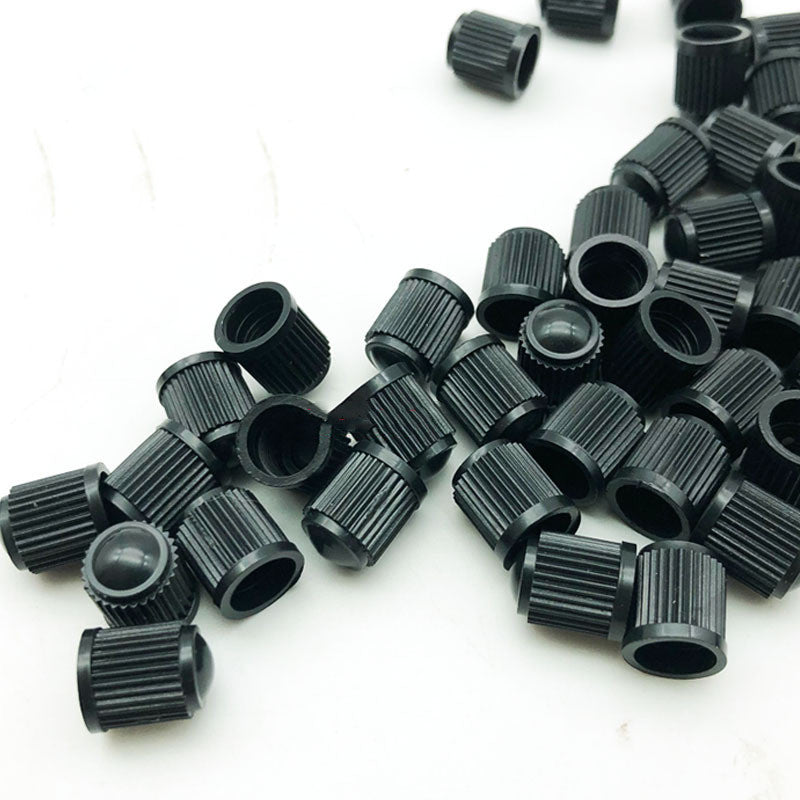 Black Plastic Valve Cap