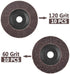 20PCS 4 Inch 60/120 Grit Flap Disc Flap Wheel for Grinders Grinding Wheel for Metal Wood Sanding Polishing