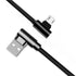 SUNTAIHO Data Cable 3A Double Elbow USB Type-C 2.1A Micro USB Charging Line Fast Charging For MI10 Note 9S S20 Oneplus 8Pro
