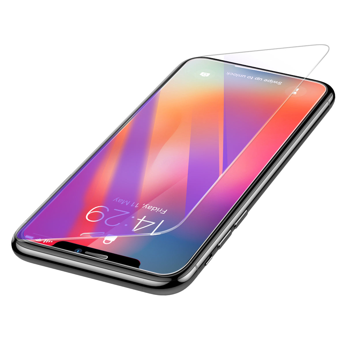 Baseus 0.3mm Clear/Anti Blue Light Ray Full Tempered Glass Screen Protector For iPhone XS Max 6.5" 2018