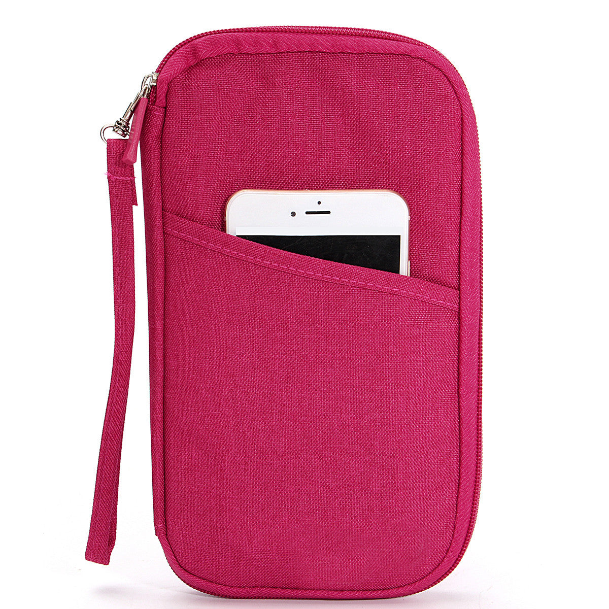 Waterproof Pen Pencil Phone Travel Passport ID Credit Card Ticket Wallet Purse Makeup Zipper Storage Holder Bag Case